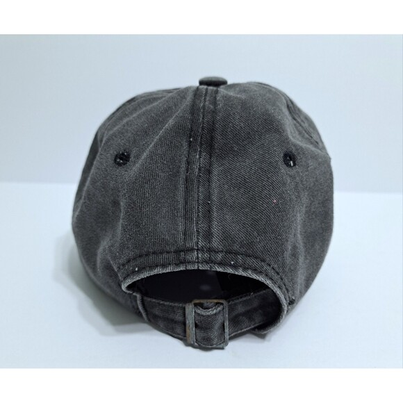 Fish Want Me Outdoor Fishing Distressed Hat Cap Strapback Trour Bass Pike - Picture 3 of 5